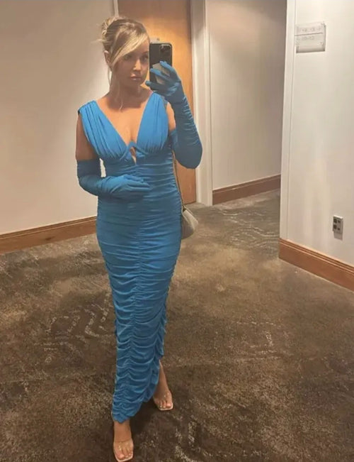 Anna Maxi Dress Blue
