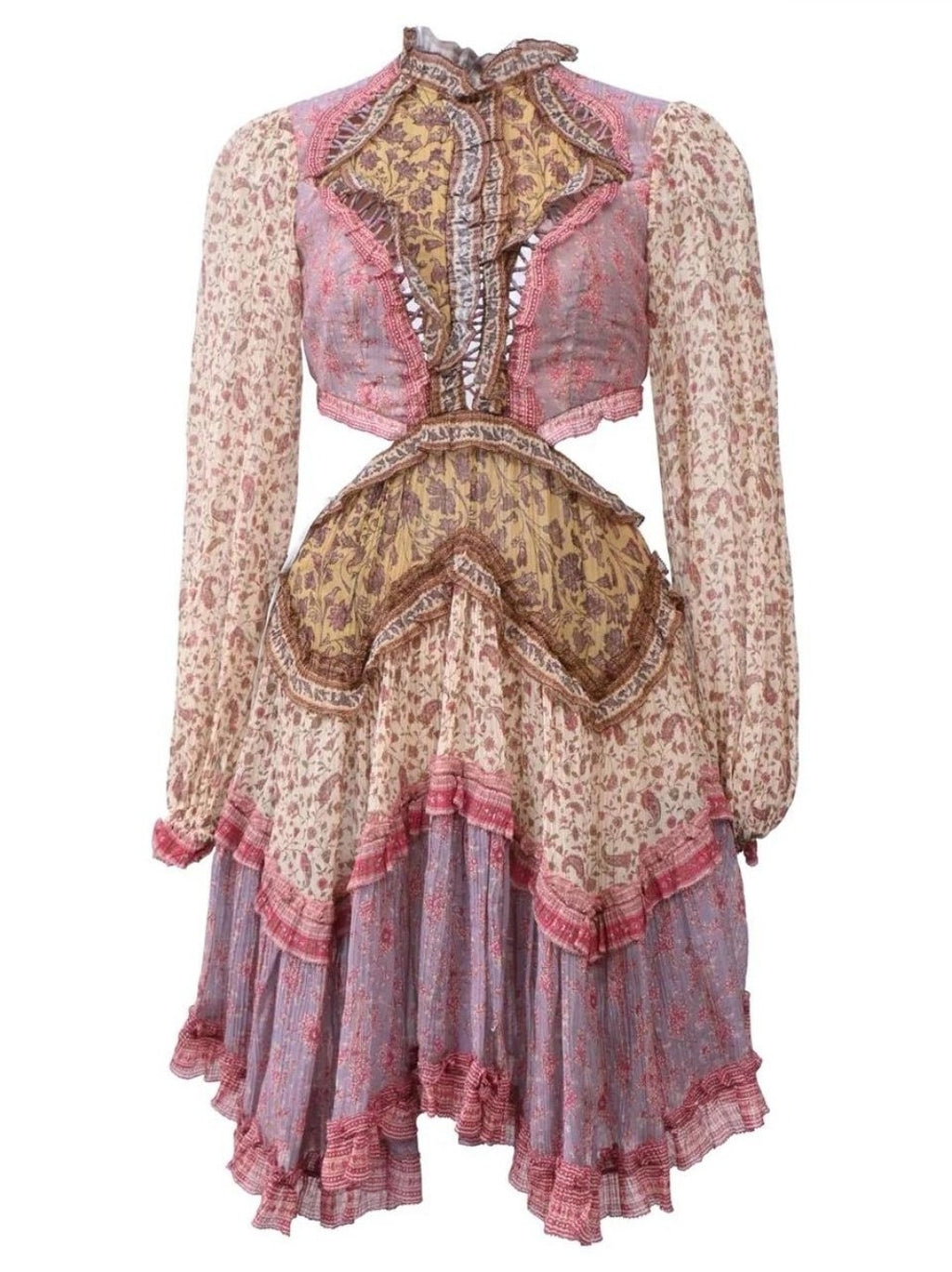 Juniper Cut Out Floating Dress Spliced