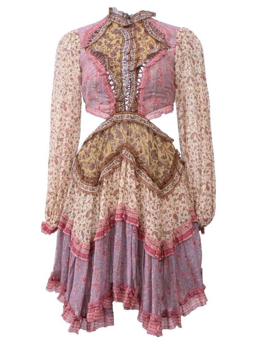 Juniper Cut Out Floating Dress Spliced