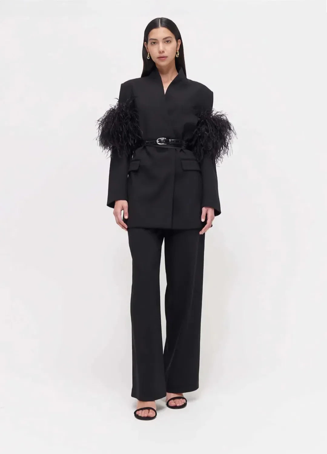 Rachel Gilbert Dani Jacket Mini Dress Black