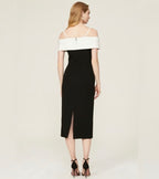 Hepburn Midi Black/White