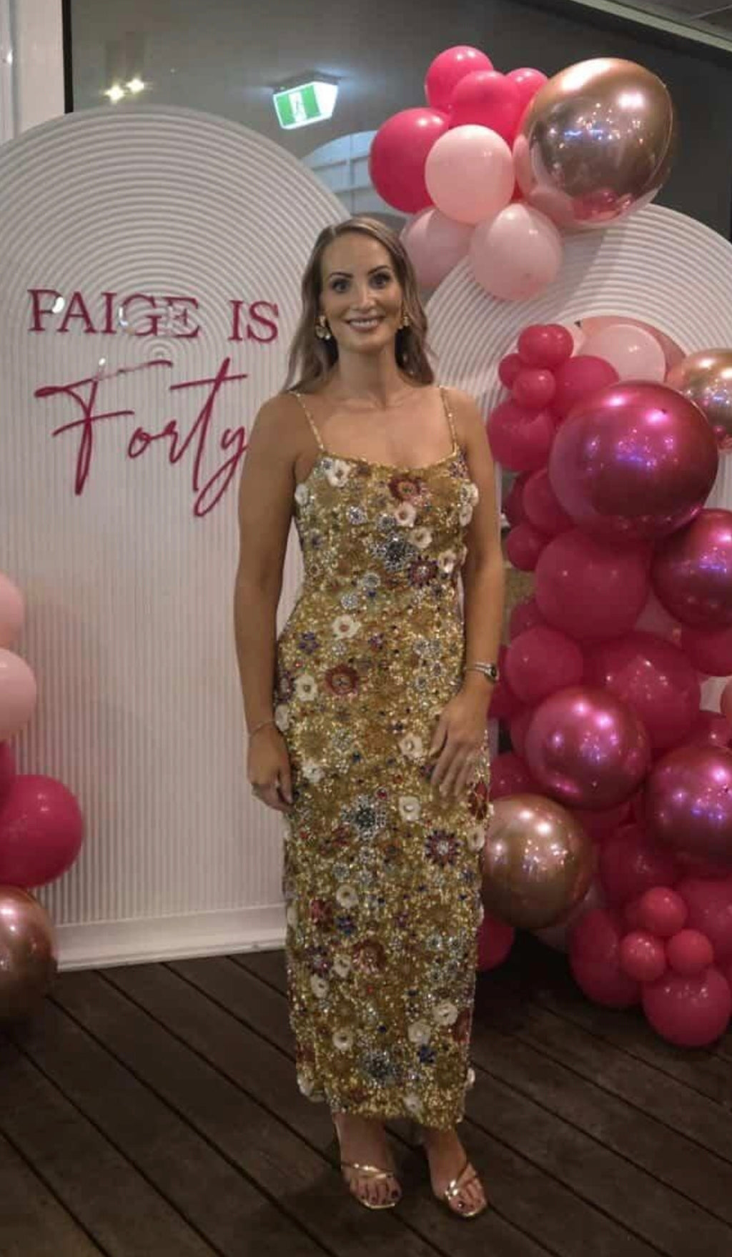 Francesca Gown Gold