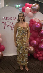 Francesca Gown Gold