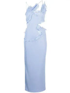 Carina Interlinked Dress Blue