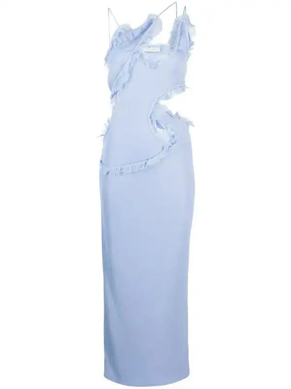 Carina Interlinked Dress Blue