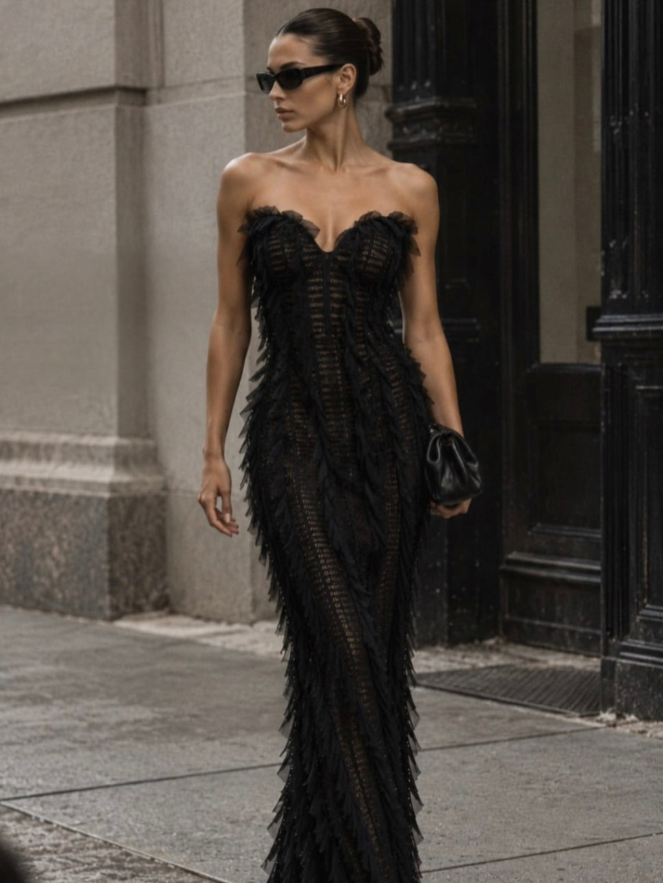 Jasmine Gown Black