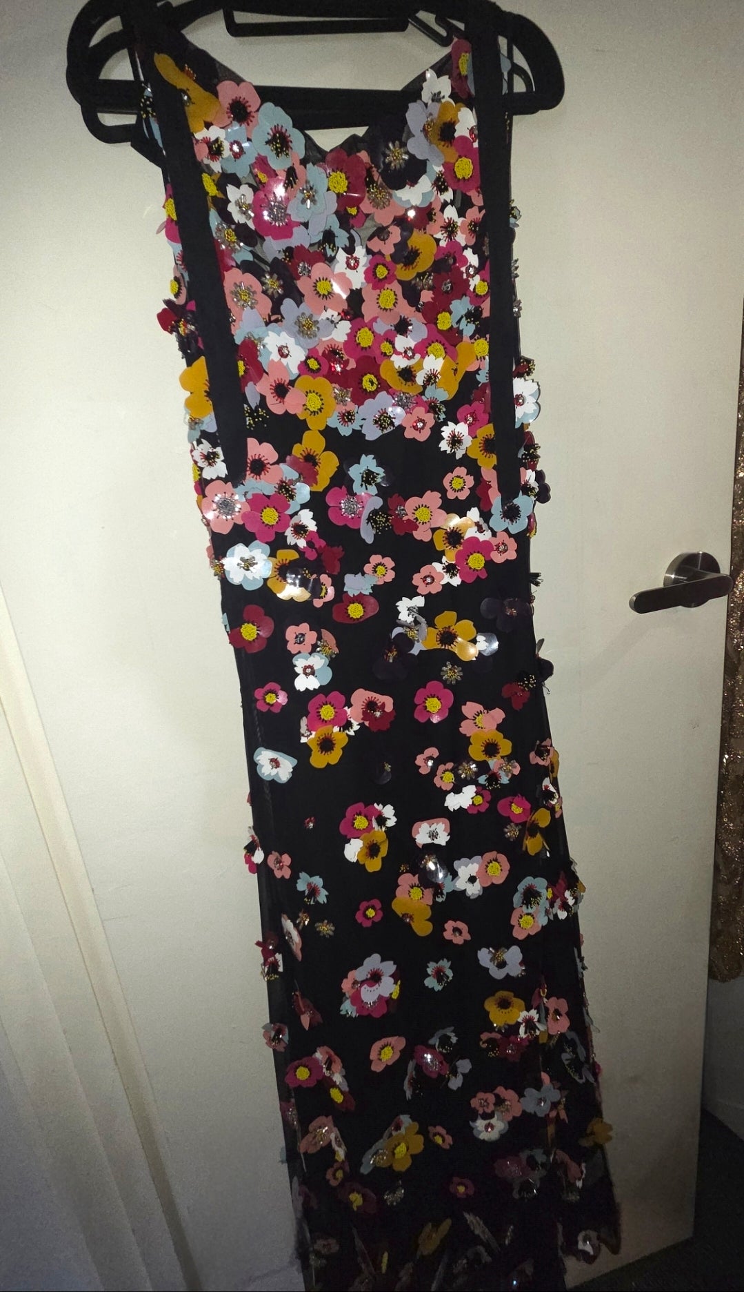 Lolo Applique Floral Gown