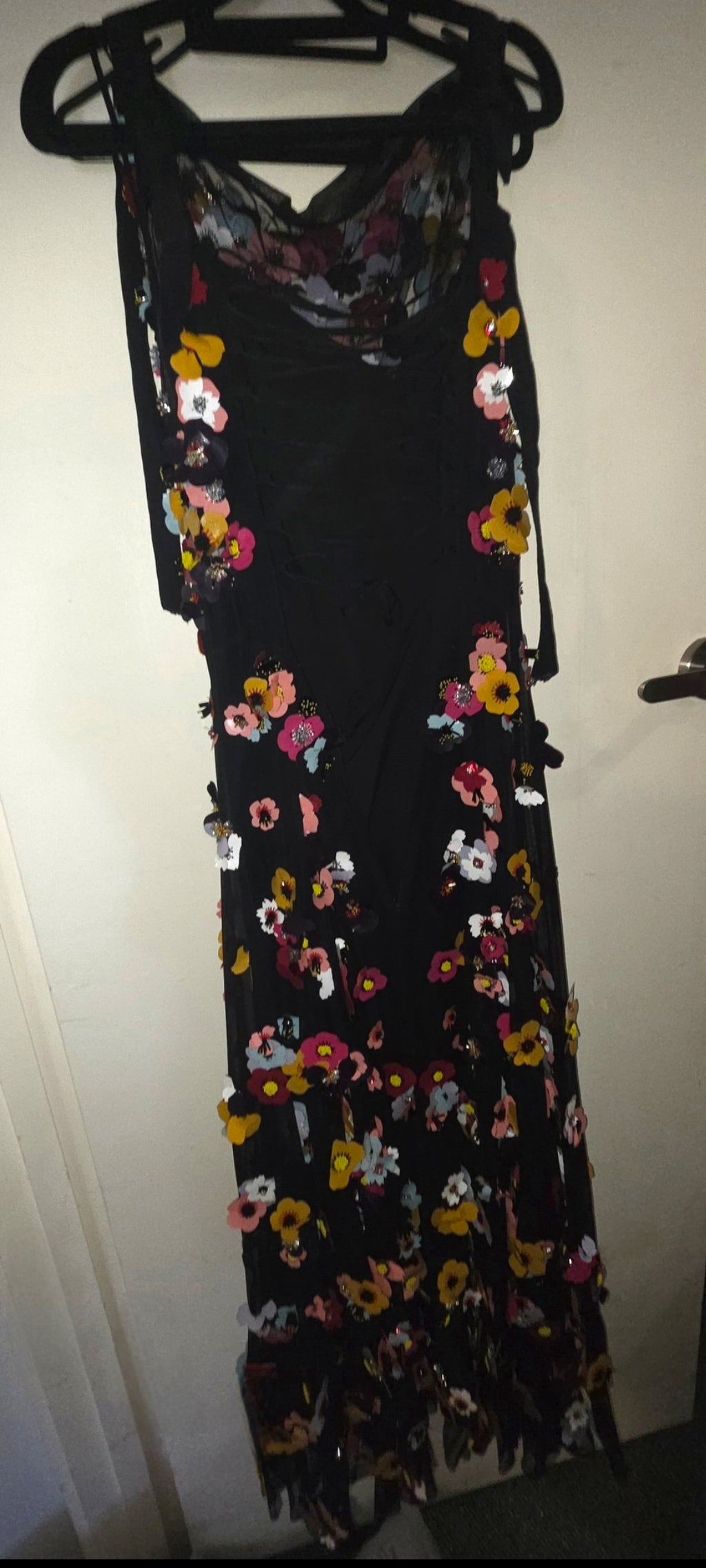 Lolo Applique Floral Gown