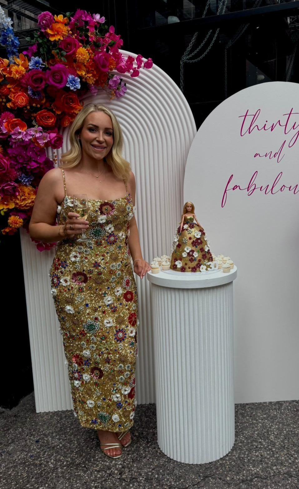 Francesca Gown Gold