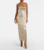 Zeph Gown Gold Silver