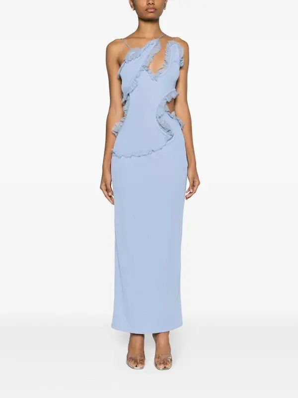 Carina Interlinked Dress Blue