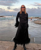 Pietro Midi Dress Black