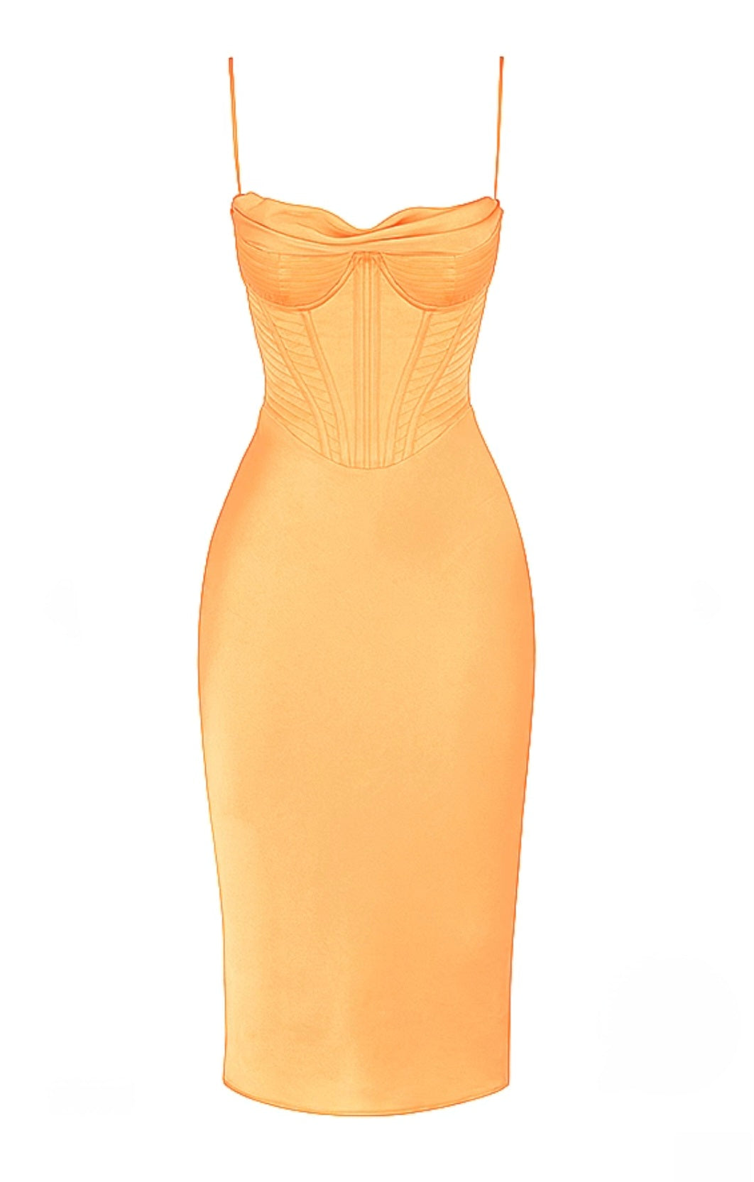 Myrna Dress Tangerine