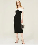 Hepburn Midi Black/White