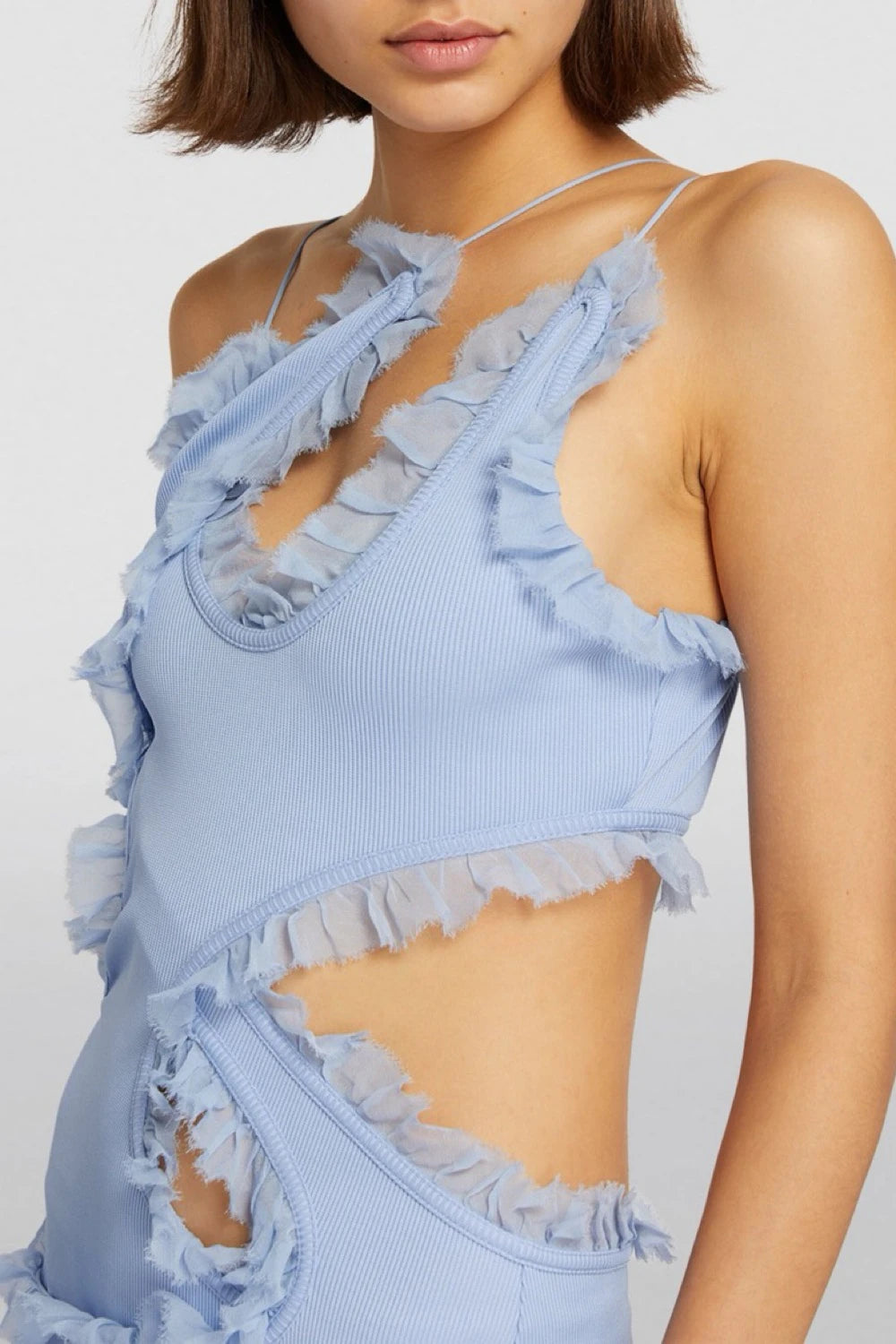 Carina Interlinked Dress Blue