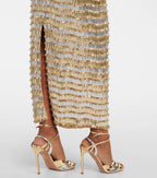Zeph Gown Gold Silver