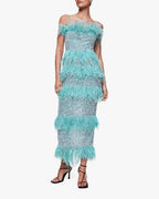 Frenchy Dress Aqua