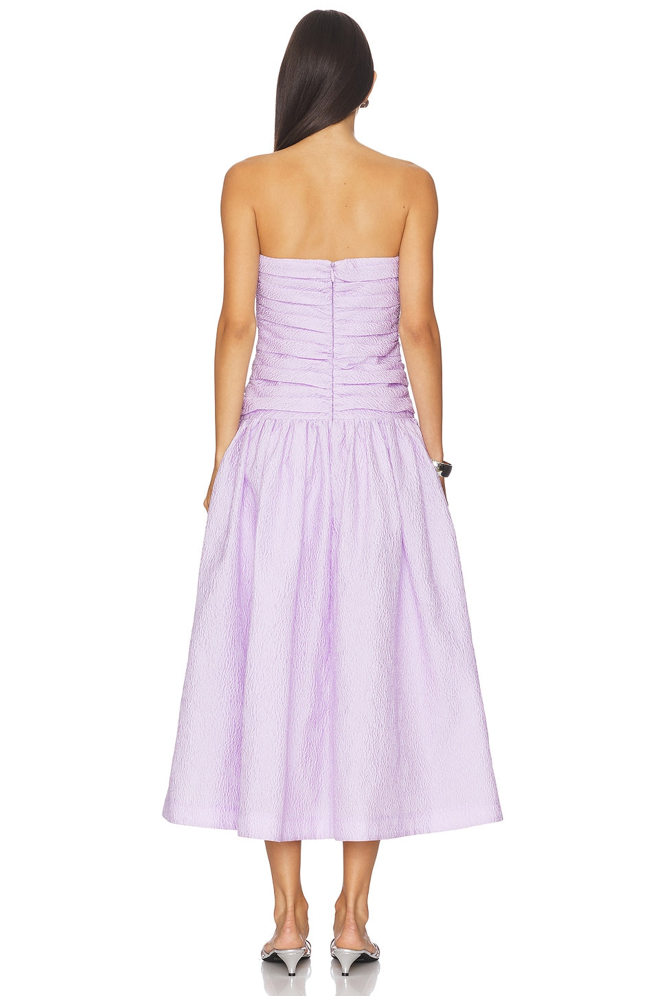 Sophia Strapless Dress Purple