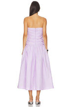 Sophia Strapless Dress Purple