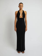 Tailored Sloped Halter Dress