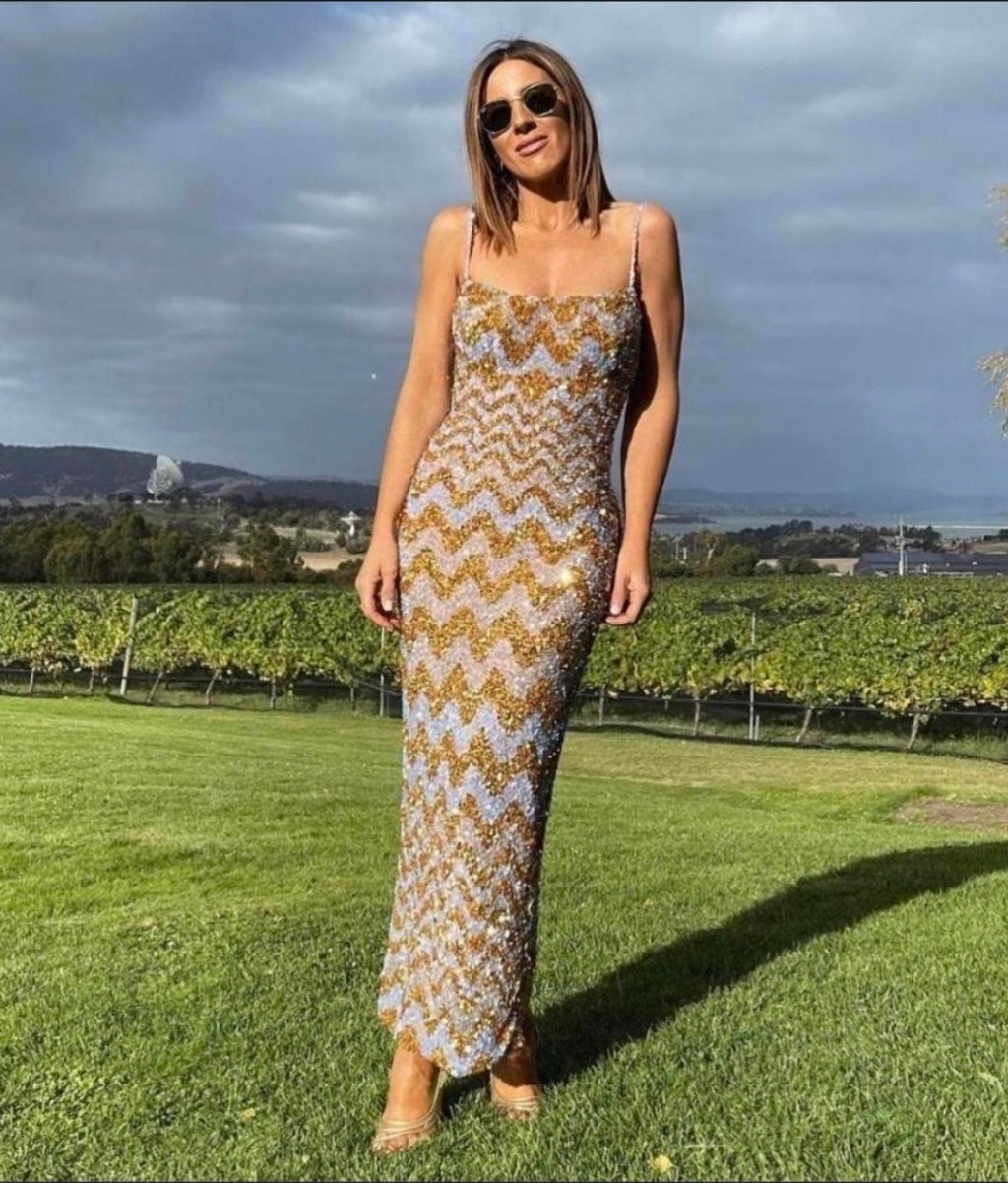 Callum Gown Gold
