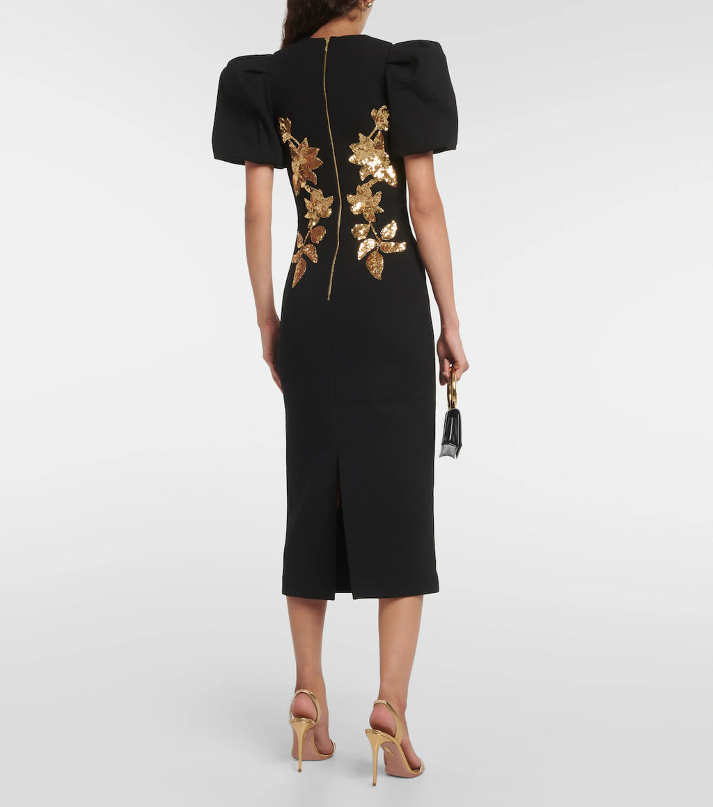 Versailles Sequin Embellished Midi Dress
