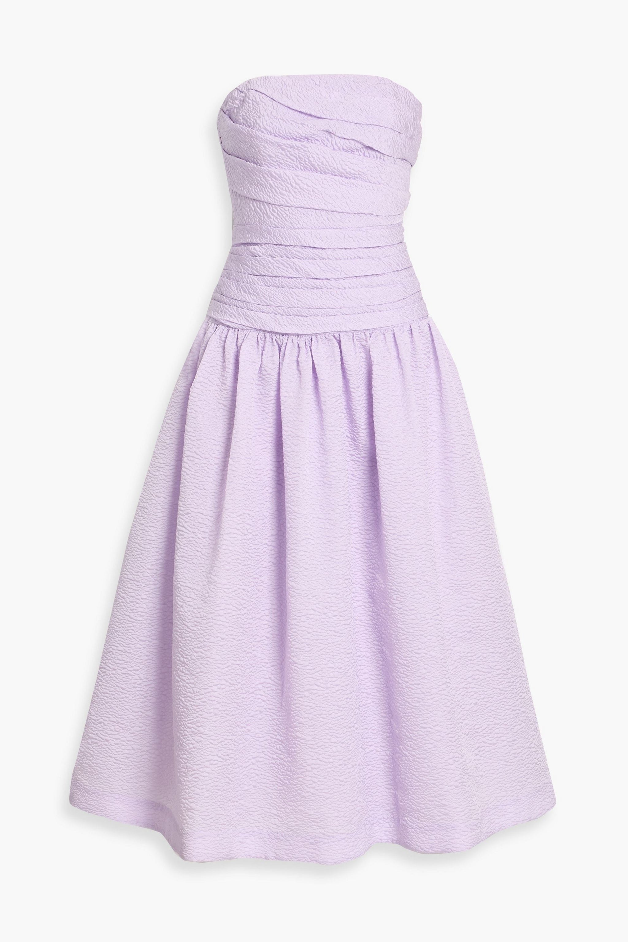 Sophia Strapless Dress Purple