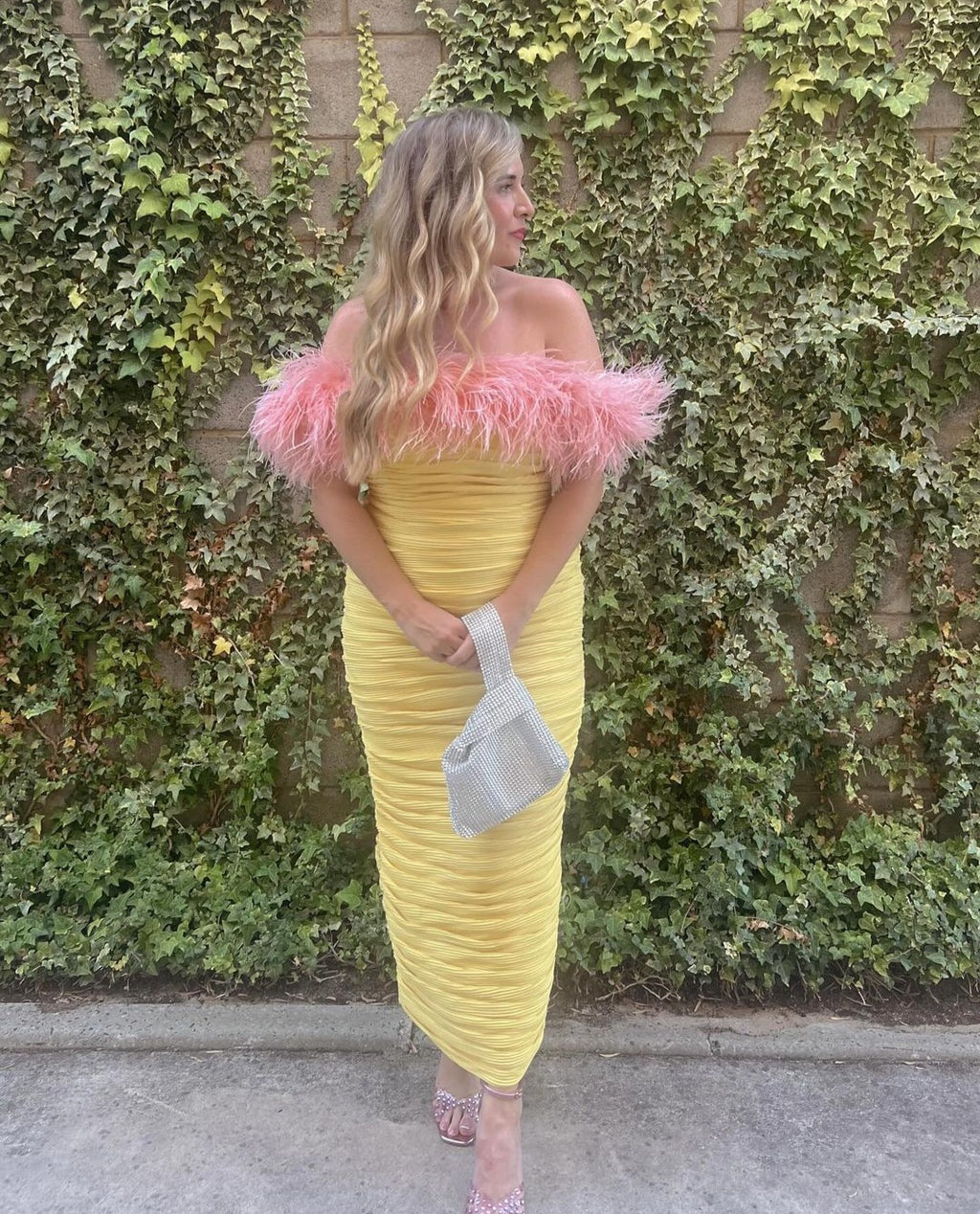 Zion Midi Dress Lemon Yellow