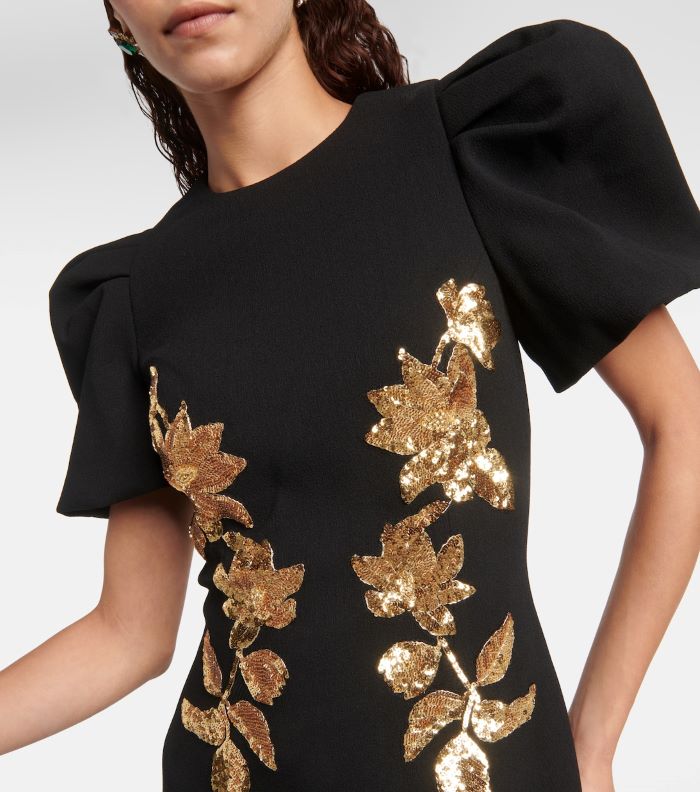 Versailles Sequin Embellished Midi Dress