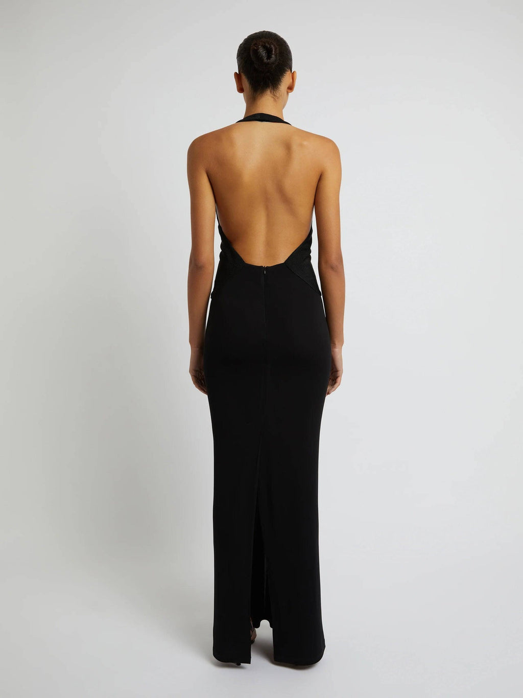 Tailored Sloped Halter Dress