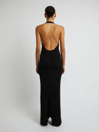 Tailored Sloped Halter Dress
