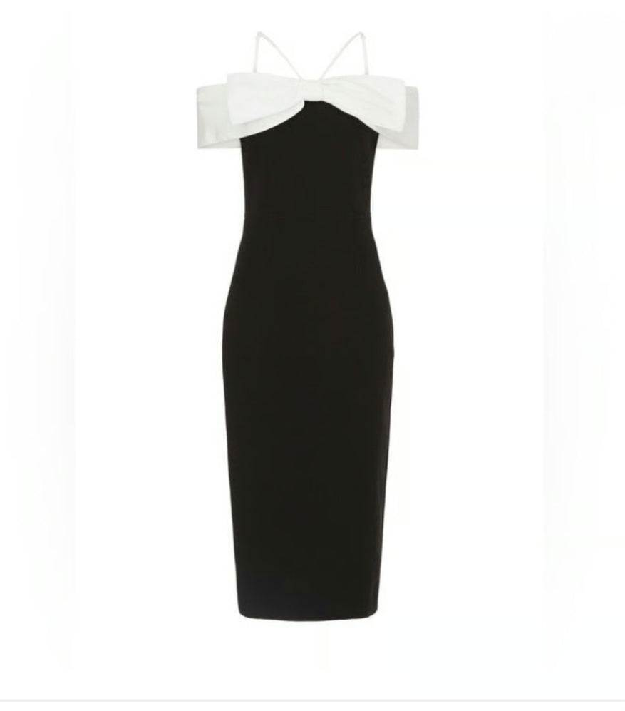 Hepburn Midi Black/White