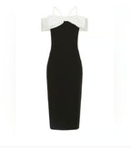 Hepburn Midi Black/White