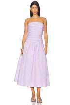 Sophia Strapless Dress Purple