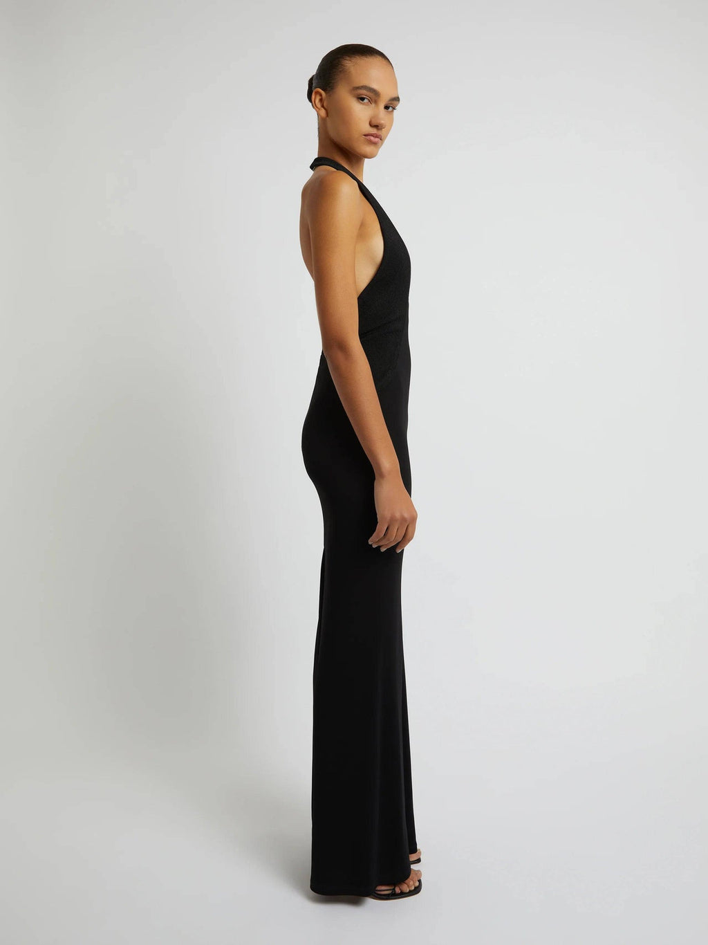 Tailored Sloped Halter Dress