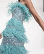 Frenchy Dress Aqua