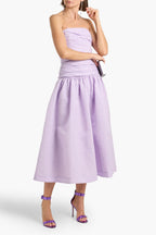 Sophia Strapless Dress Purple
