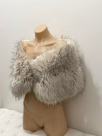 Faux Fur Shawl