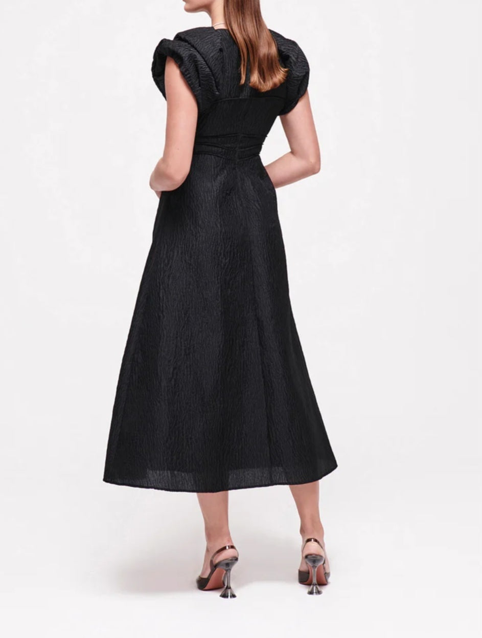 Sophy Midi Dress Black