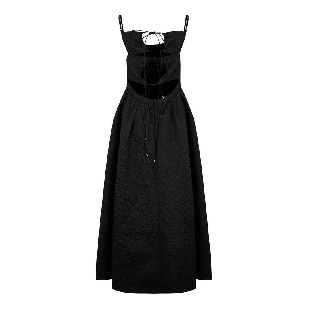 Theo Midi Dress Black